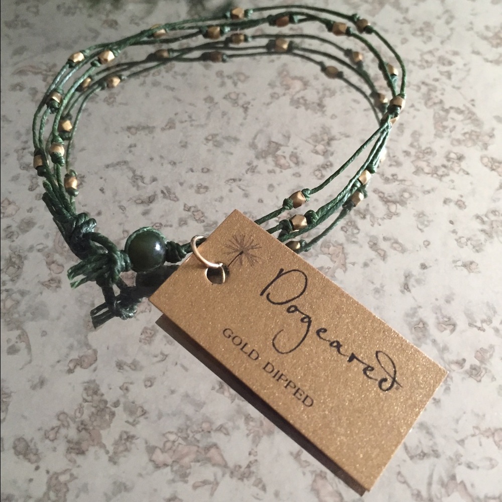 Dogeared 3-strand beaded bracelet